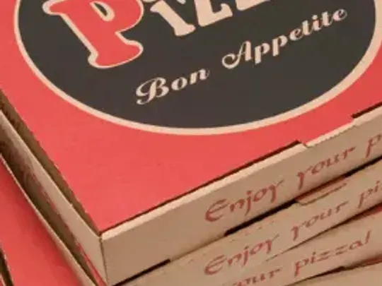 Pizza Box — detail (demo view generated from the product photograph)