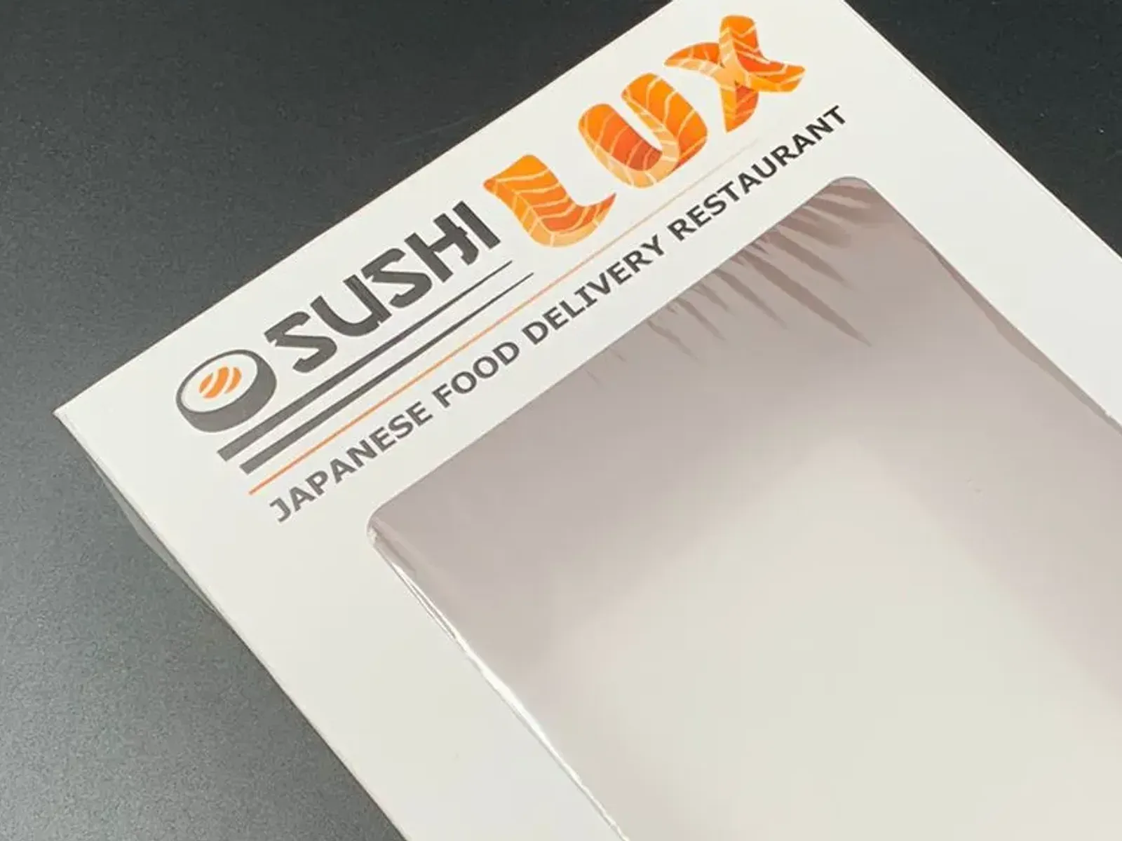 Sushi Box — upper detail (demo view generated from the product photograph)
